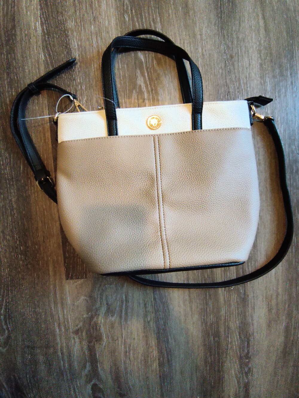 Anne Klein Gabby Colorblock Tote Handbag